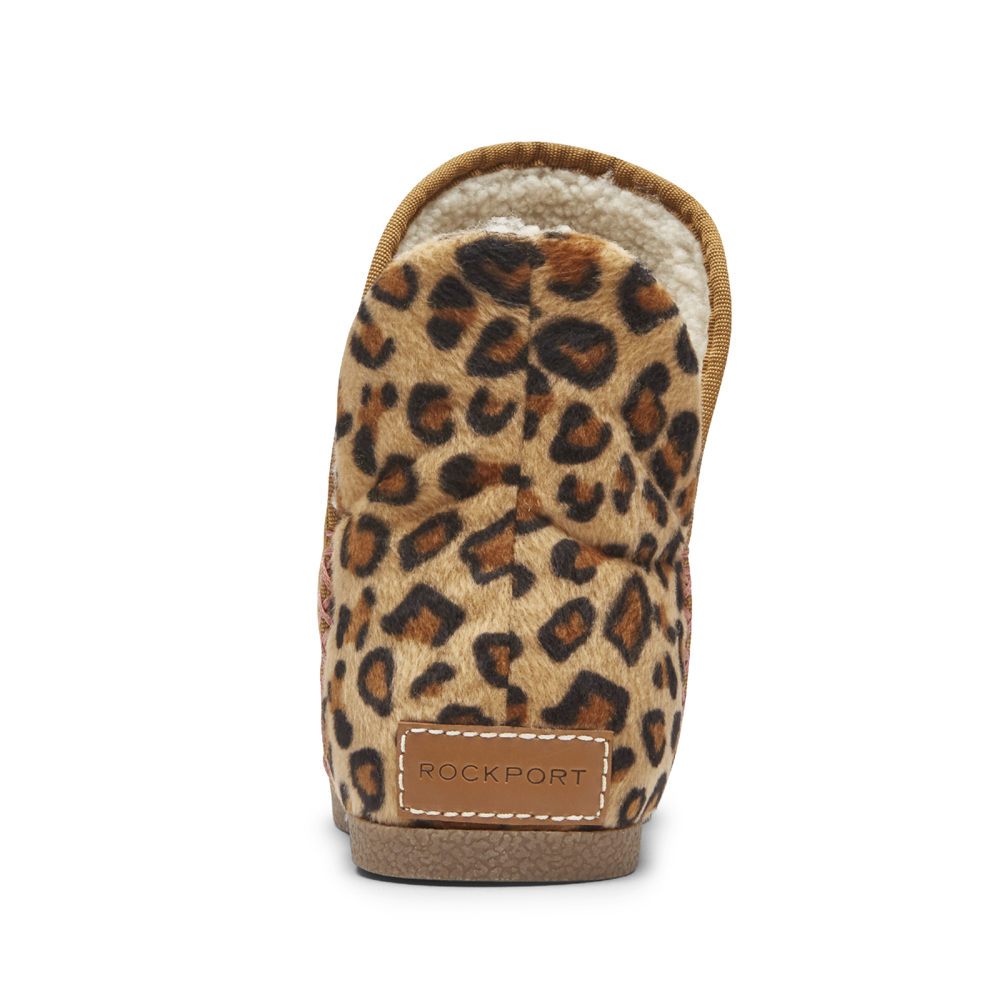 Rockport Womens truTECH Veda Slipper - Boots Leopard - MVN738905